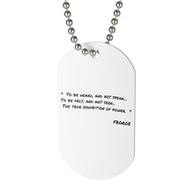 Load image into Gallery viewer, FBGROE   🗣True meaning of power Dog Tag
